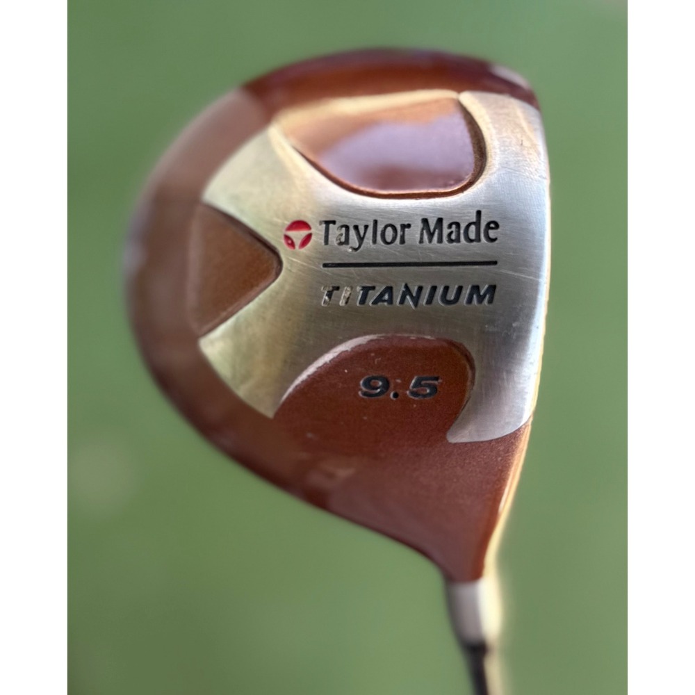 TaylorMade Titanium 9.5 Driver Right Hand R-80 Plus Graphite Shaft Copper
